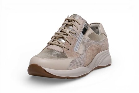Durea Fleur sneaker beige/platino