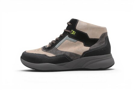 Durea Fleur Sneaker Mid Zwart/Seppia 