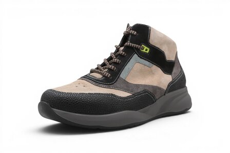 Durea Fleur Sneaker Mid Zwart/Seppia 