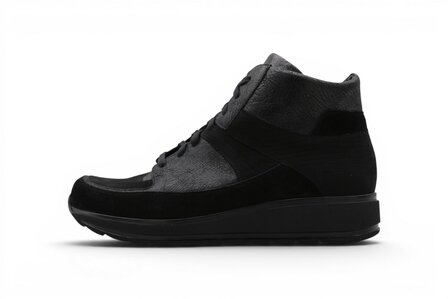 Durea Eva Sneaker Mid Zwart/zwart