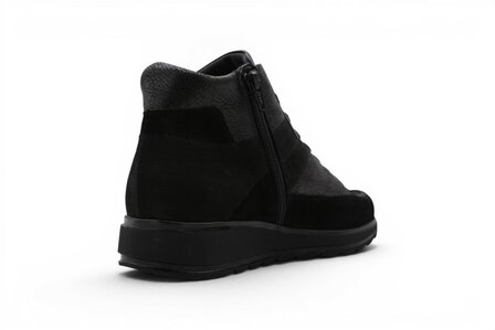 Durea Eva Sneaker Mid Zwart/zwart