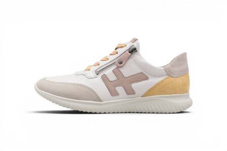 Hartjes Breeze Veter En Rits Laag Beige