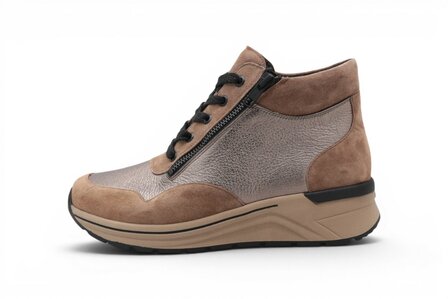 Solidus Karma mid met rits Taupe