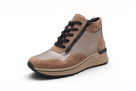Solidus Karma mid met rits Taupe