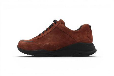 Durea Stripe Laag Bruin suede