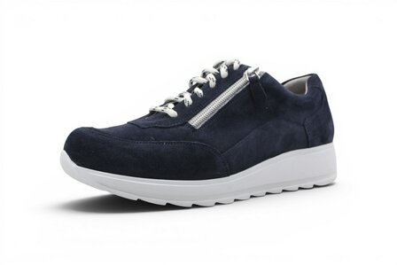 Durea Sophie zool sneaker marine kalfsuede