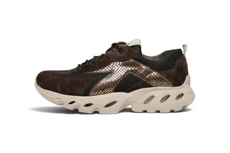 Durea Flow Motion Sneaker Caffe/Zwart
