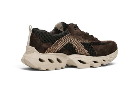 Durea Flow Motion Sneaker Caffe/Zwart