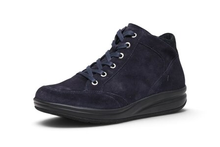 Hartjes Dia: Van Upper Van Leest Hoog Blauw Suede
