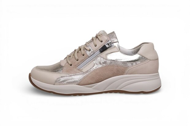 Durea Fleur sneaker beige/platino