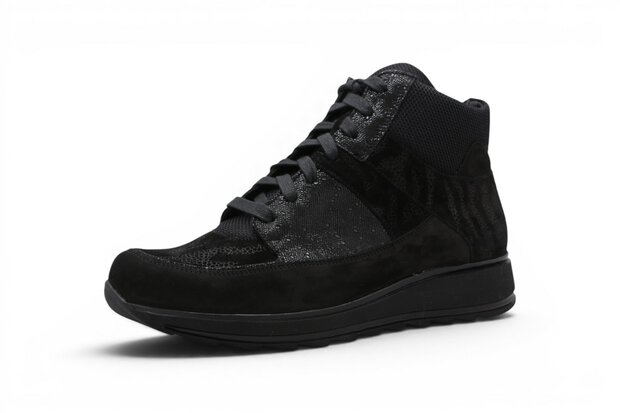 Durea Eva Sneaker Mid Zwart 