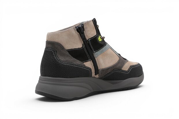 Durea Fleur Sneaker Mid Zwart/Seppia 
