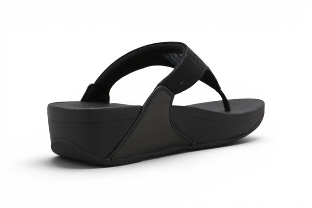 FitFlop Lulu Shimmerlux Toepost Sandels Black
