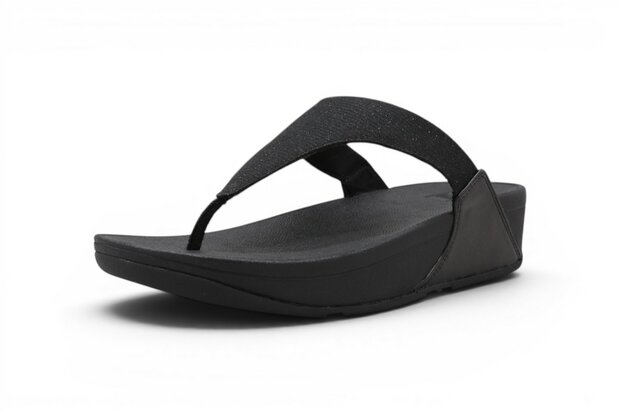 FitFlop Lulu Shimmerlux Toepost Sandels Black