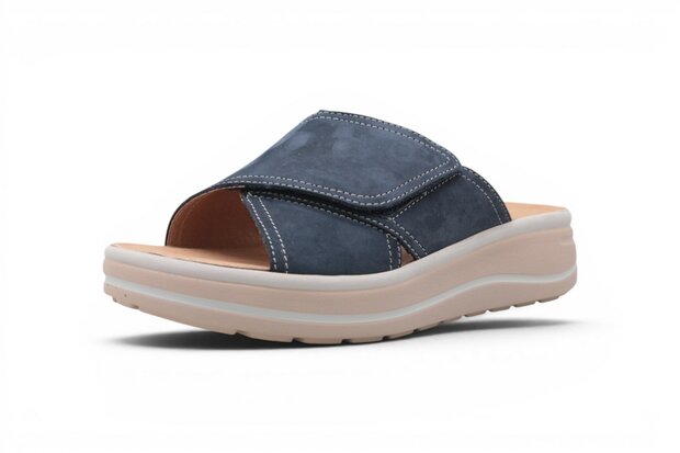 Hartjes Woogie Slipper blauw 48.00