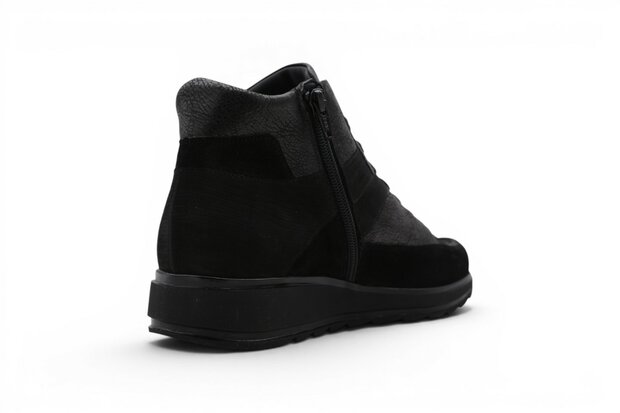 Durea Eva Sneaker Mid Zwart/zwart