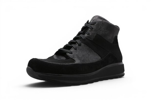 Durea Eva Sneaker Mid Zwart/zwart