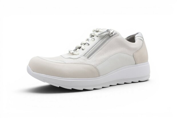 Durea Sophie zool sneaker ivoor/wit