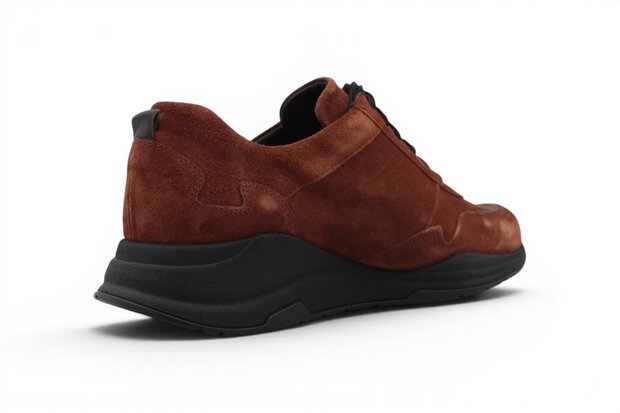 Durea Stripe Laag Bruin suede