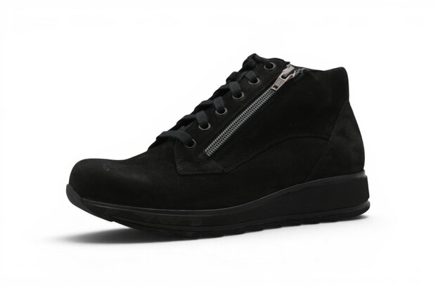 Durea Sophie Sneaker Mid Nubuck Zwart