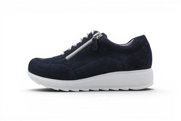 Durea Sophie zool sneaker marine kalfsuede