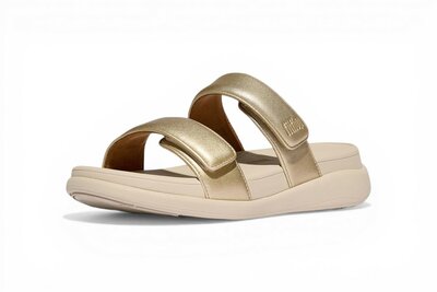 FitFlop  F-Mode Go Adjustable Platform Two-Bar Slides- Pla