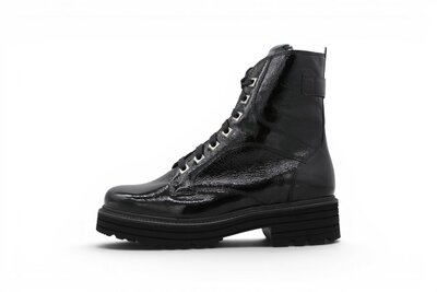 Durea Stoere boot Zwartlak 