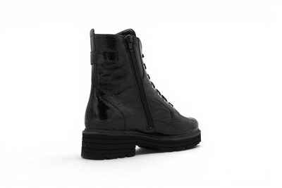 Durea Stoere boot Zwartlak 