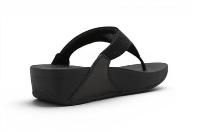 FitFlop Lulu Shimmerlux Toepost Sandels Black
