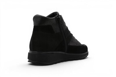 Durea Eva Sneaker Mid Zwart/zwart