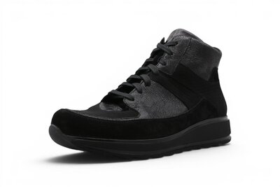 Durea Eva Sneaker Mid Zwart/zwart