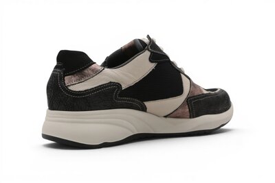 Durea Fleur Sneaker Zwart/Beige