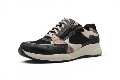 Durea Fleur Sneaker Zwart/Beige