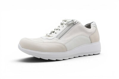 Durea Sophie zool sneaker ivoor/wit