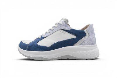 Finn Comfort Piccadilly wit/blauw/zilver