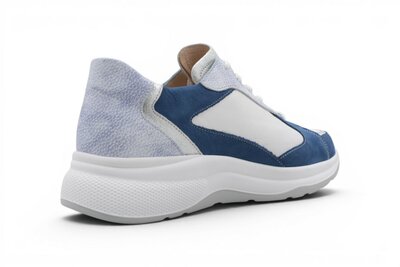 Finn Comfort Piccadilly wit/blauw/zilver