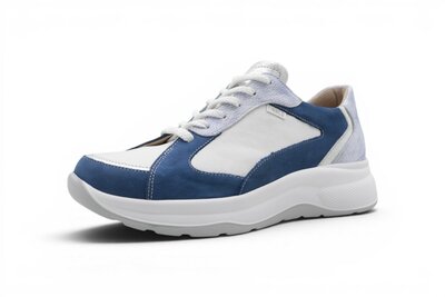 Finn Comfort Piccadilly wit/blauw/zilver