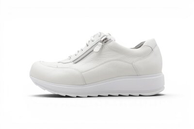 Durea Sophie zool sneaker wit sportkalf