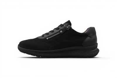 Hartjes Rap Shoe zwart met rits