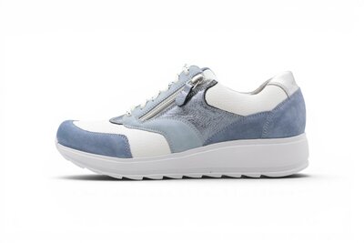 Durea Sophie zool sneaker savoia/wit