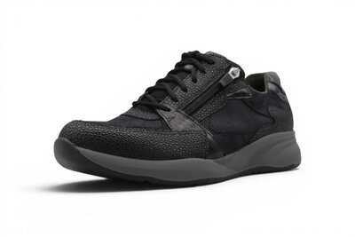 Durea Fleur Sneaker Zwart/Blauw