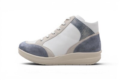 Hartjes DIA: Van Upper Van Leest hoog Jeans-Icegrau 