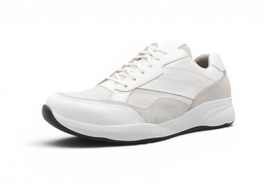 Durea Fleur Sneaker Wit/Mat Zilver