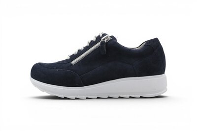 Durea Sophie zool sneaker marine kalfsuede