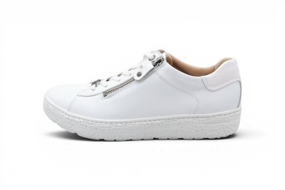 Hartjes Phil Sneaker Laag met rits Wit