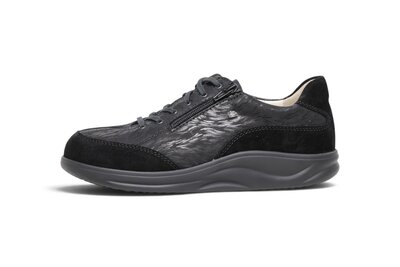 Finn Comfort Otaru Velour Schwarz